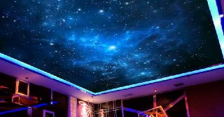 Натяжной потолок звездное небо Шелехов, цена от 5364 руб.